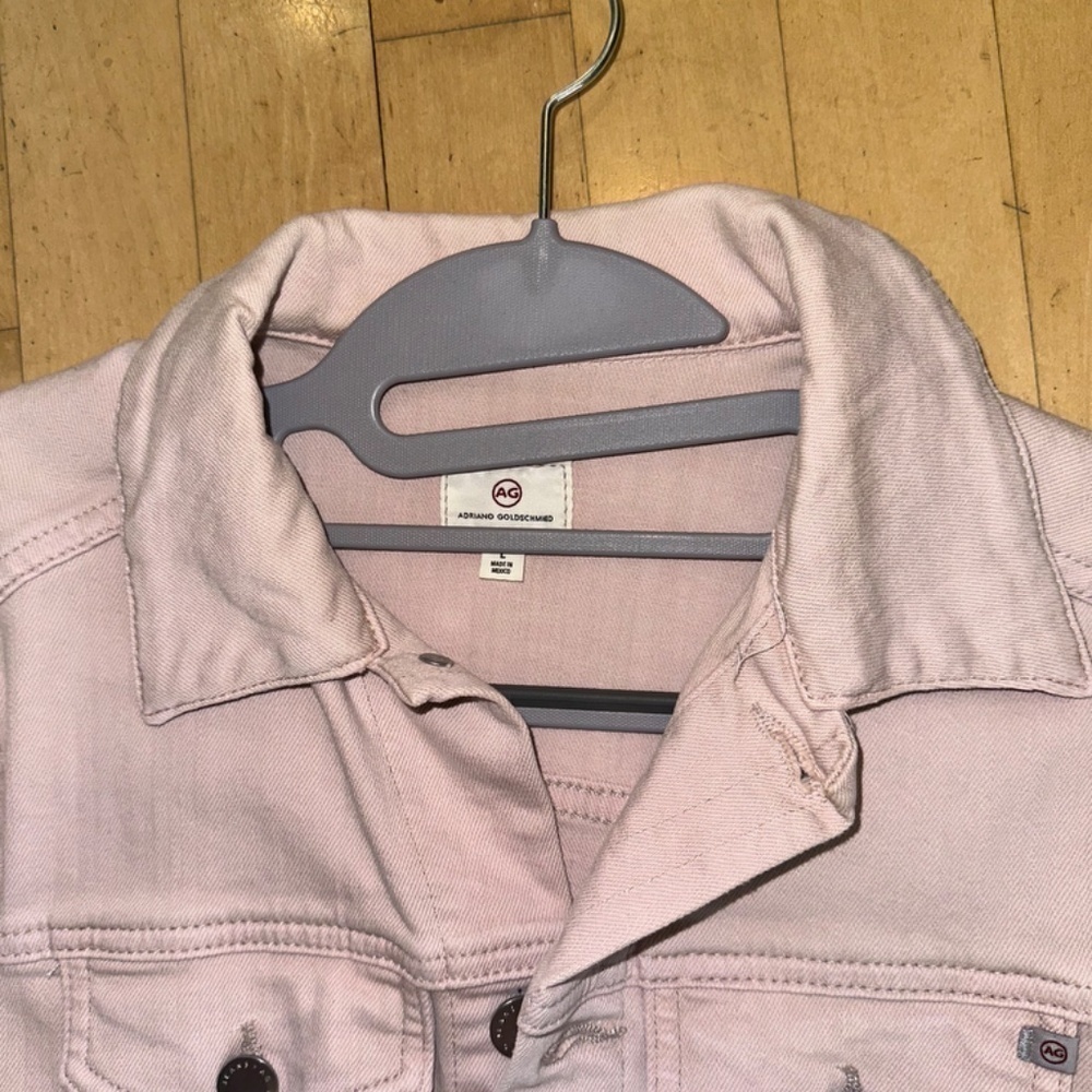 AG Adriano Goldschmied Nancy Rosy Rouge Jean Jacket, Large CB2082 - Picture 5 of 7